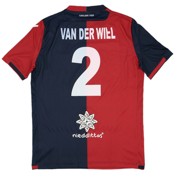 2017-18 Cagliari Home Shirt Van Der Wiel #2 - 6/10 - (XL)