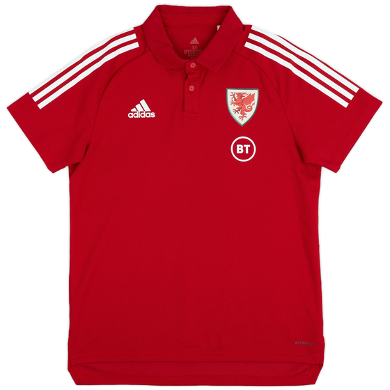 2021-22 Wales adidas Polo Shirt - 9/10 - (M)