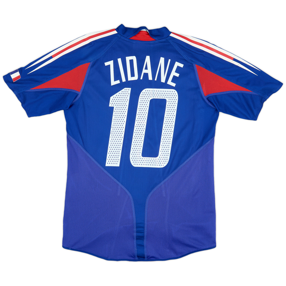 2004-06 France Player Issue Home Shirt Zidane #10 - 7/10 - (M)