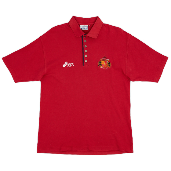 1998-99 Sunderland Asics Polo Shirt - 9/10 - (L)