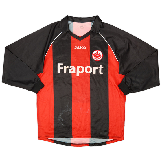 2006-07 Eintracht Frankfurt Home L/S Shirt - 4/10 - (XL)