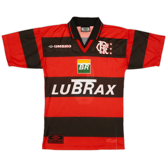 1999-00 Flamengo Centenary Home Shirt #6 - 7/10 - (XL.Boys)