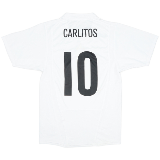 2004-05 Corinthians Home Shirt Carlitos #10 - 9/10 - (S)