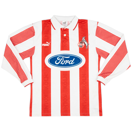 1995-96 FC Koln Home L/S Shirt - 7/10 - (S)