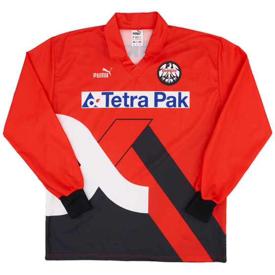 1993-94 Eintracht Frankfurt Home L/S Shirt - 9/10 - (XL)