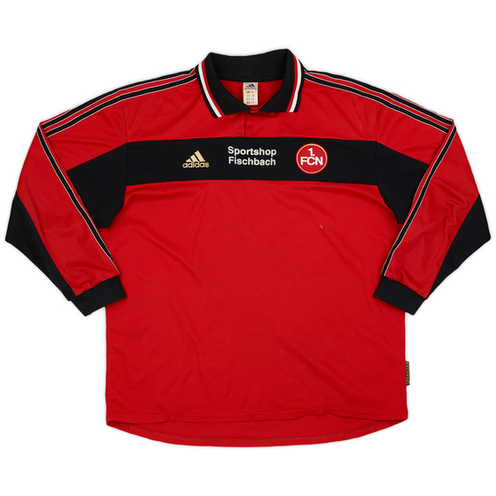 1999-00 Nurnberg Player Issue Home L/S Shirt - 8/10 - (XL)