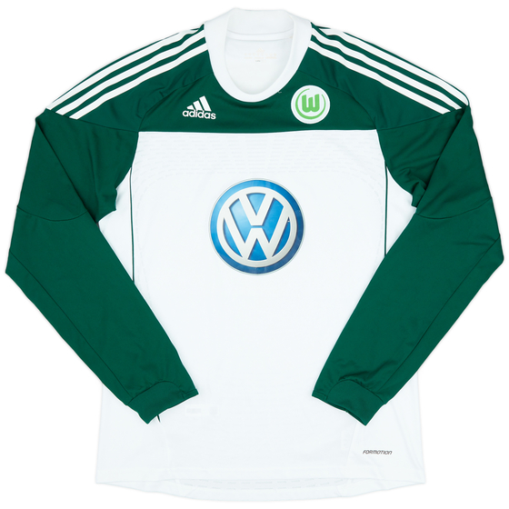 2010-11 Wolfsburg Player Issue Home L/S Shirt - 7/10 - (L)