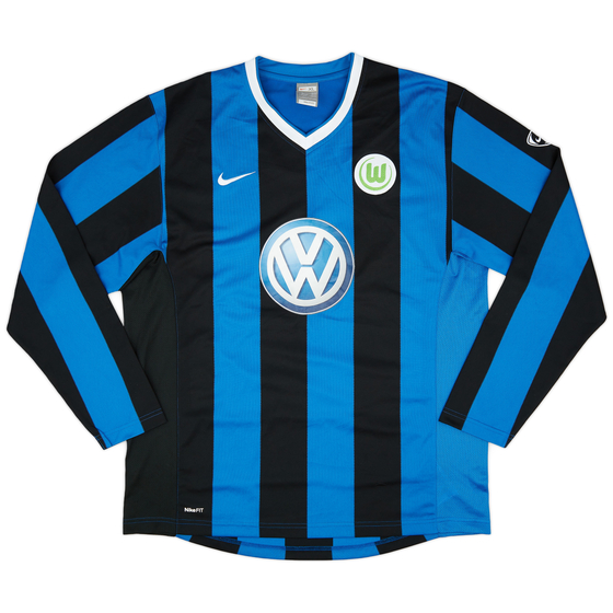 2007-08 Wolfsburg Away L/S Shirt - 9/10 - (XL)