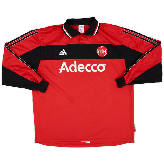 2000-01 Nurnberg Player Issue Home L/S Shirt - 9/10 - (XL)