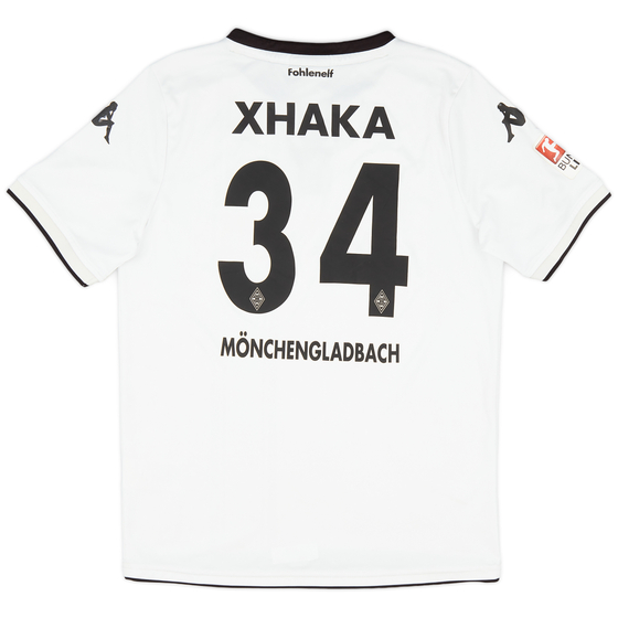 2015-16 Borussia Monchengladbach Home Shirt Xhaka #34 - 8/10 - (XL.Boys)