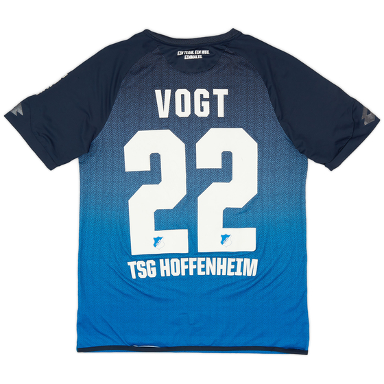 2017-18 TSG Hoffenheim Signed Player Issue Home Shirt Vogt #22 - 5/10 - (L)