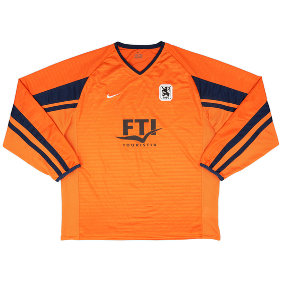 2001-02 1860 Munich Away L/S Shirt - 9/10 - (XL)