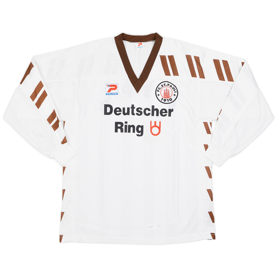 1992-93 St Pauli Home L/S Shirt - 8/10 - (XL)