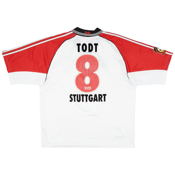 1999-00 Stuttgart Home Shirt Todt #8 - 6/10 - (XL)