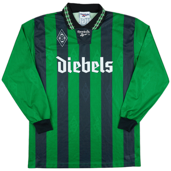 1995-96 Borussia Monchengladbach Away L/S Shirt - 9/10 - (L)