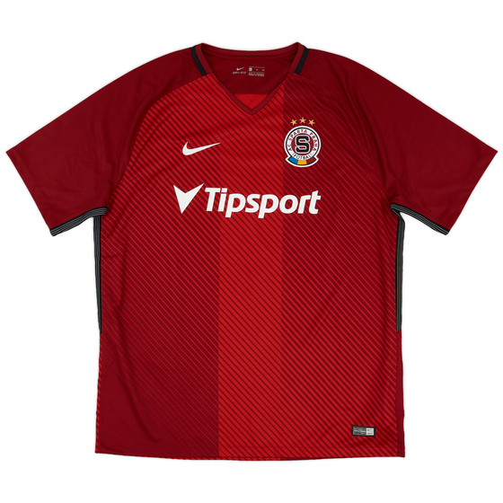 2017-18 Sparta Prague Home Shirt - 10/10 - (XL)