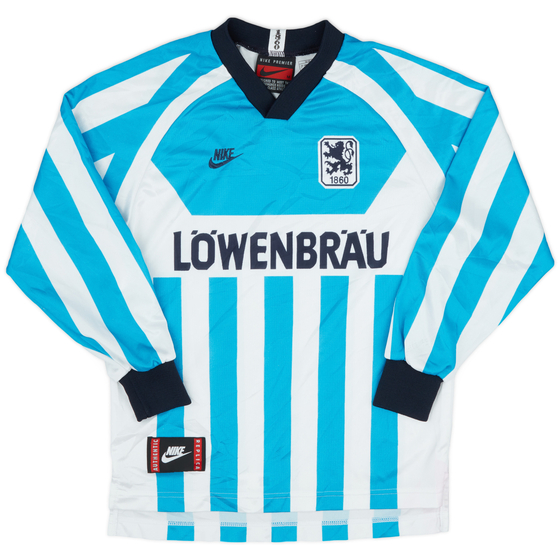 1995-96 1860 Munich Home L/S Shirt - 7/10 - (M.Boys)