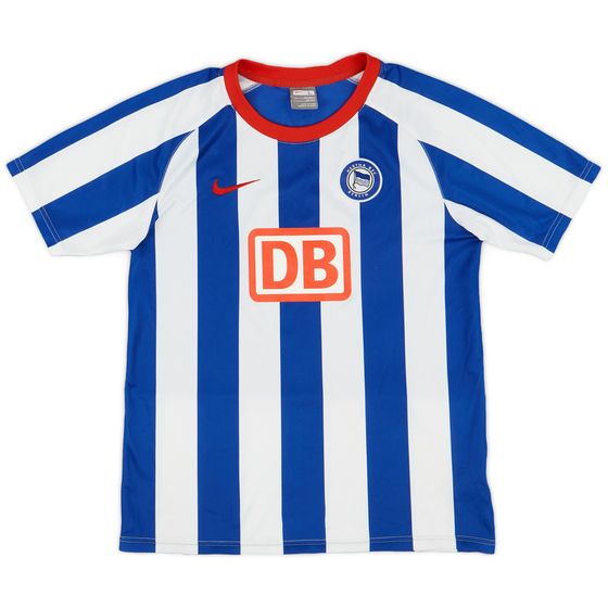 2008-09 Hertha Berlin Home Shirt - 6/10 - (L.Boys)