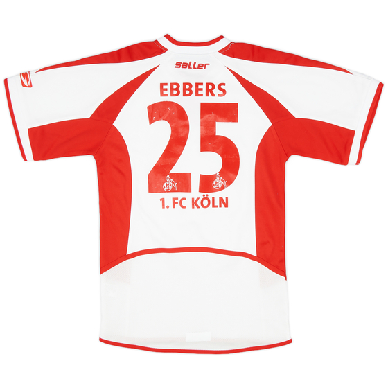2003-04 FC Koln Home Shirt Ebbers #25 - 7/10 - (XS)