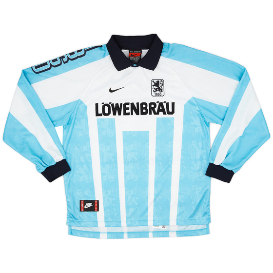 1996-97 1860 Munich Home L/S Shirt - 9/10 - (L)