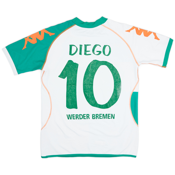 2006-07 Werder Bremen Home Shirt Diego #10 - 6/10 - (M)