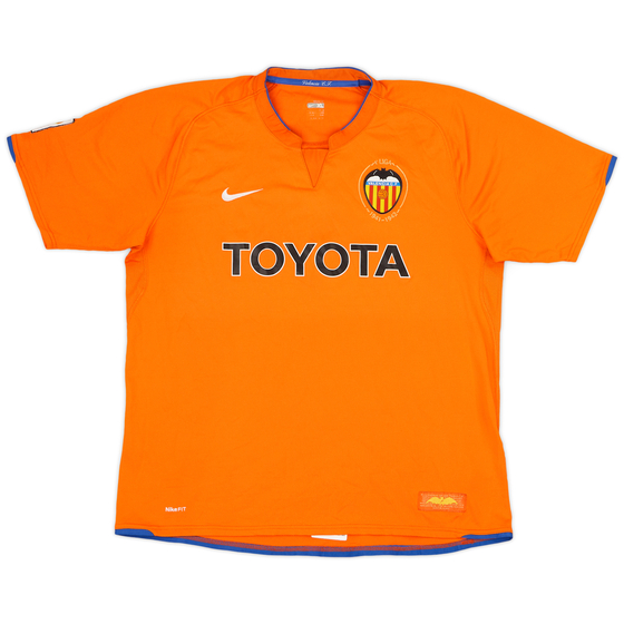2007-08 Valencia Away Shirt - 8/10 - (XL)