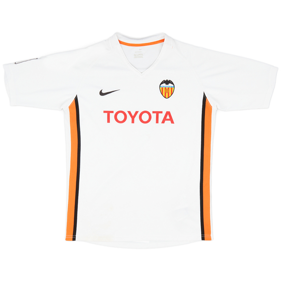 2006-07 Valencia Home Shirt - 8/10 - (XL.Boys)