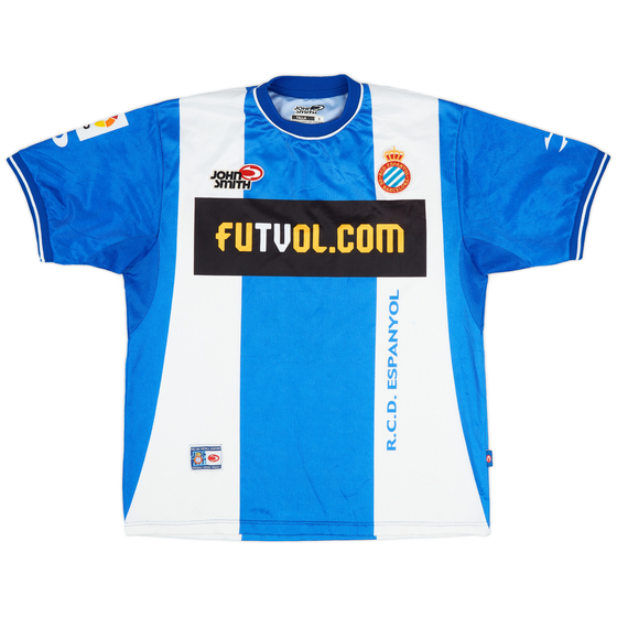 2000-01 Espanyol Centenary Home Shirt - 8/10 - (S)