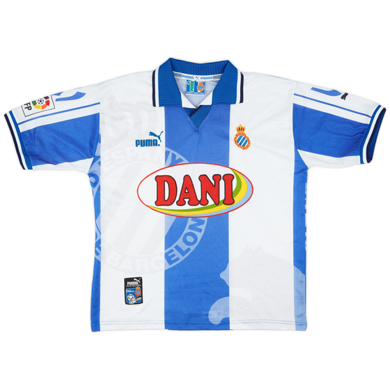 1997-98 Espanyol Home Shirt - 9/10 - (L)