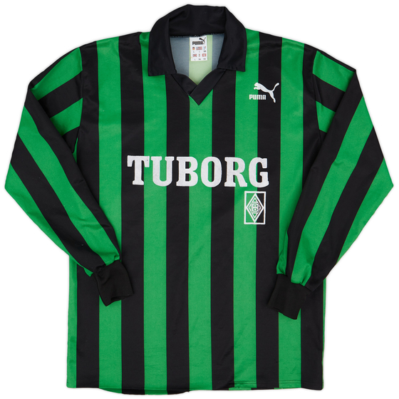 1990-92 Borussia Monchengladbach Away L/S Shirt - 8/10 - (L)