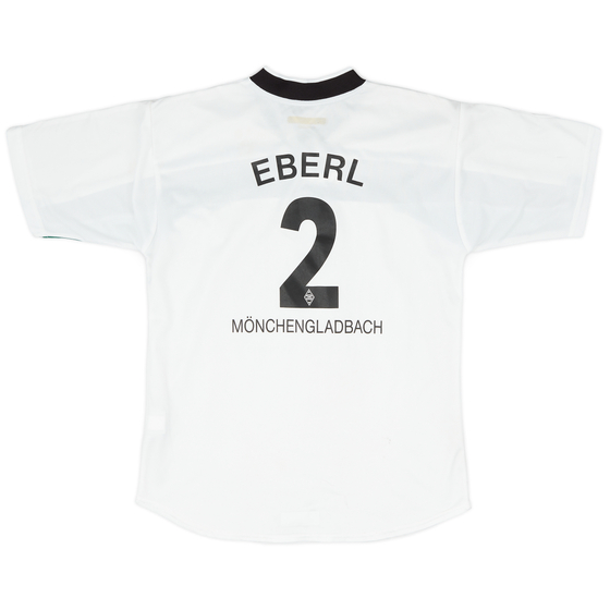2000-02 Borussia Monchengladbach Home Shirt Eberl #2 - 8/10 - (S)