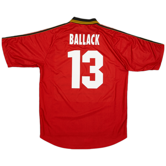 1998-00 Bayer Leverkusen Home Shirt Ballack #13 - 8/10 - (L)