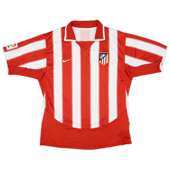 2003-04 Atletico Madrid Home Shirt - 8/10 - (XL)