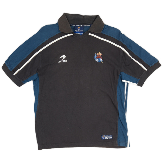 1998-00 Real Sociedad Astore Polo Shirt - 9/10 - (M)