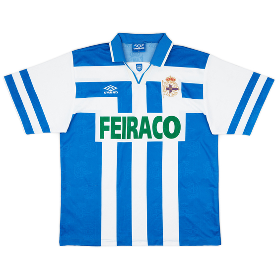 1994-97 Deportivo Home Shirt - 9/10 - (XL)