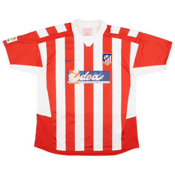 2002-03 Atletico Madrid Home Shirt - 5/10 - (XL)