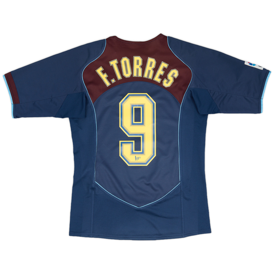 2004-05 Atletico Madrid Away Shirt Torres #9 - 8/10 - (S)