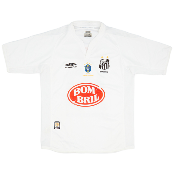 2003 Santos Home Shirt #10 - 9/10 - (L)
