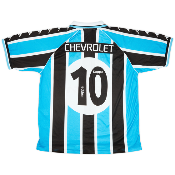 2000 Gremio Home Shirt #10 (Ronaldinho) - 9/10 - (XL)