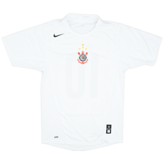 2004-05 Corinthians Home Shirt #10 (Tevez) - 7/10 - (S)