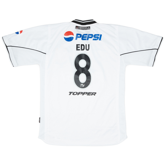 2000-01 Corinthians 'Bi Campeao Brasileiro' Home Shirt Edu #8 - 8/10 - (L)