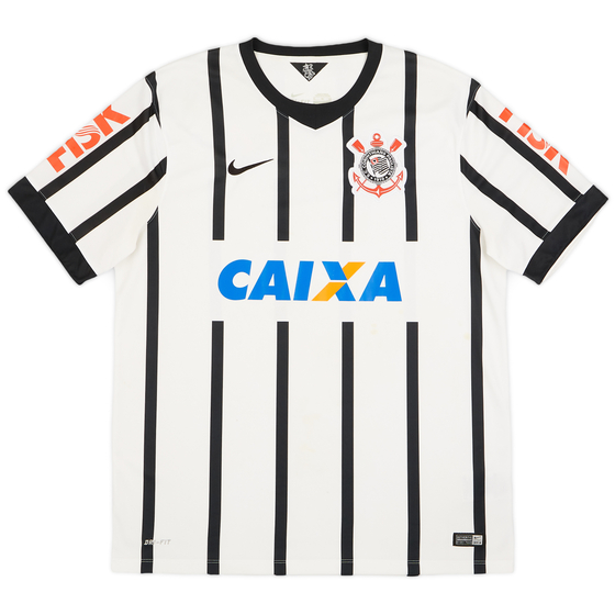 2014-15 Corinthians Home Shirt - 8/10 - (XL)