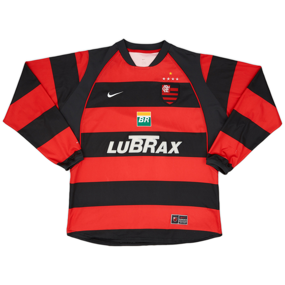 2002-04 Flamengo Home L/S Shirt #10 - 9/10 - (L)