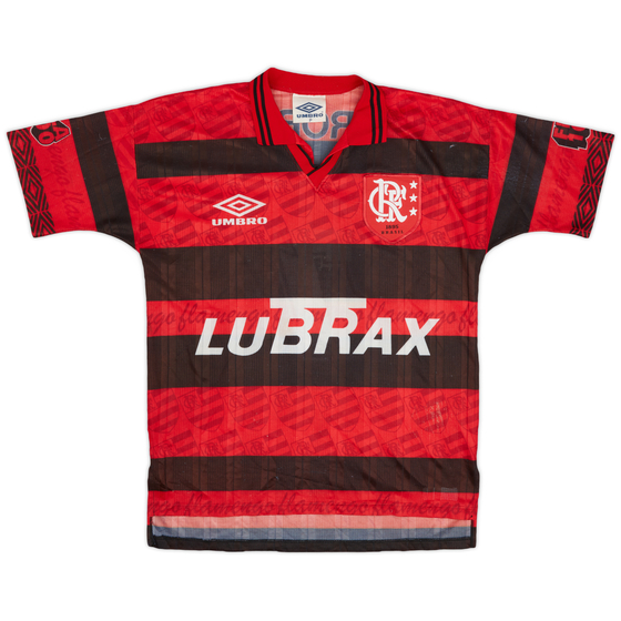 1995-96 Flamengo Centenary Home Shirt #7 - 5/10 - (L)
