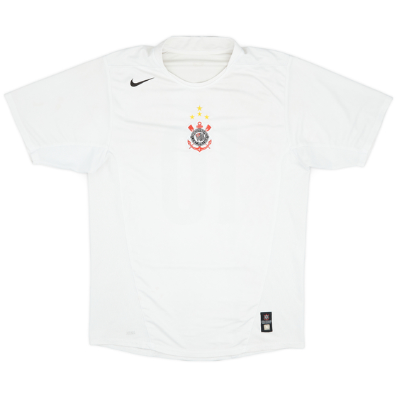 2004-05 Corinthians Home Shirt #10 (Tevez) - 7/10 - (XL)