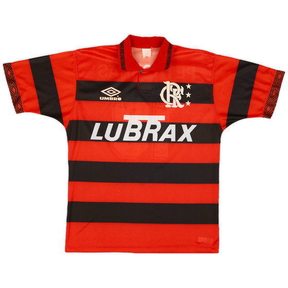 1994-95 Flamengo Centenary Home Shirt #10 - 8/10 - (L)
