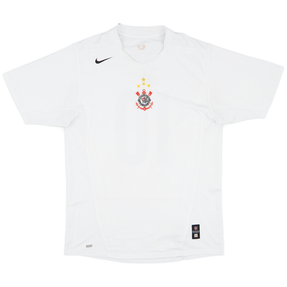 2004-05 Corinthians Home Shirt #10 (Tevez) - 7/10 - (L)