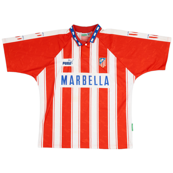 1994-95 Atletico Madrid Home Shirt - 7/10 - (XL)