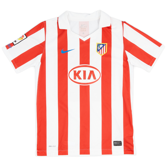 2010-11 Atletico Madrid Home Shirt - 9/10 - (XL.Boys)