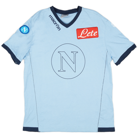 2009-10 Napoli Macron Training Shirt - 9/10 - (L)